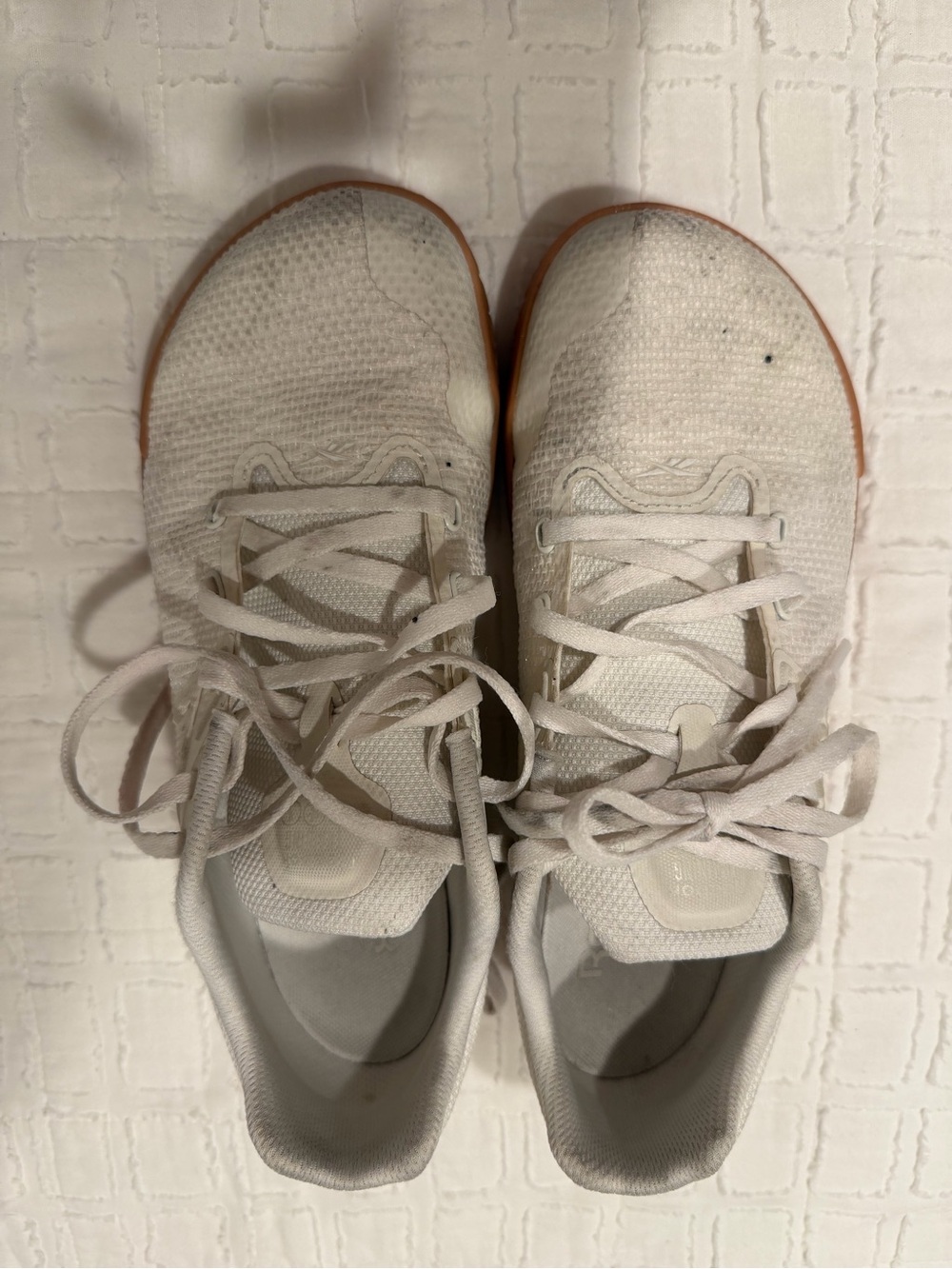 Reebok White Training/Lifting Shoe